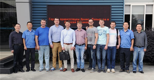 俄羅斯天然氣團隊蒞臨熊谷