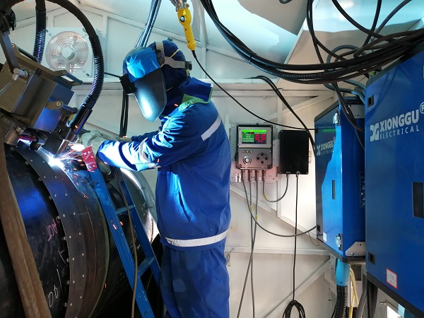 泰國五號線天然氣管道自動焊機