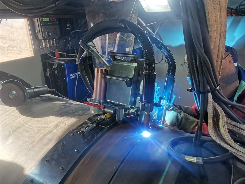 雙焊炬管道自動焊機